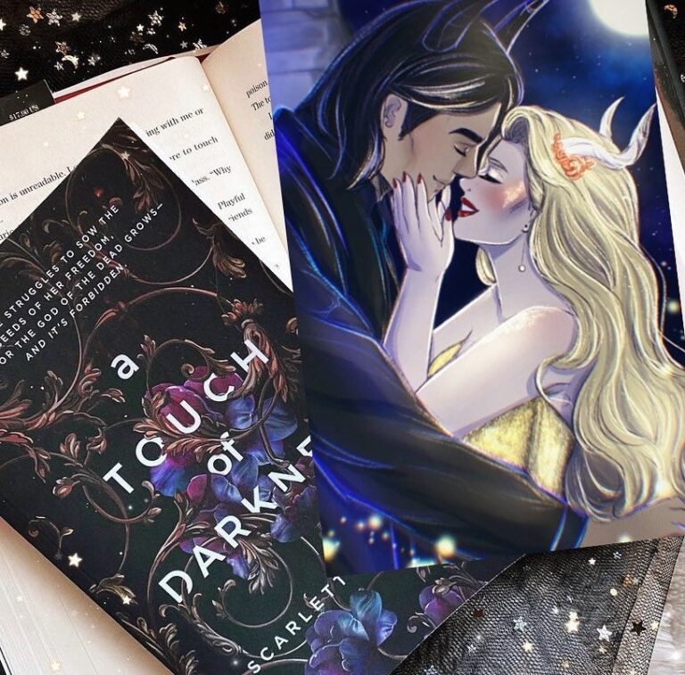 A touch of darkness Hades and Persephone bookmarks and print A Court of Alsace