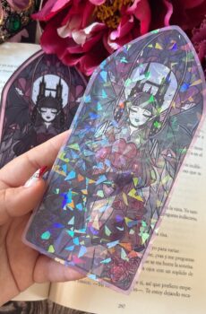 Especial Halloween  - Marcapáginas Vidriera de la Vampiresa