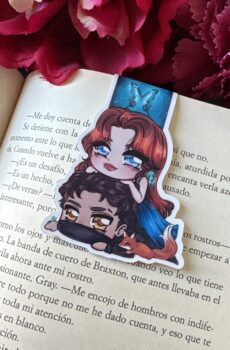 La rebelión de la mariposa, magnetic bookmark . - Eva y Zeta cuties.