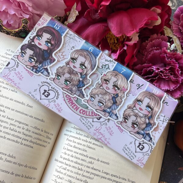 Boys of Tommen, magnetic bookmarks set.