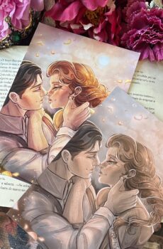 Iris & Roman - Pearlescent double sided A5 print.