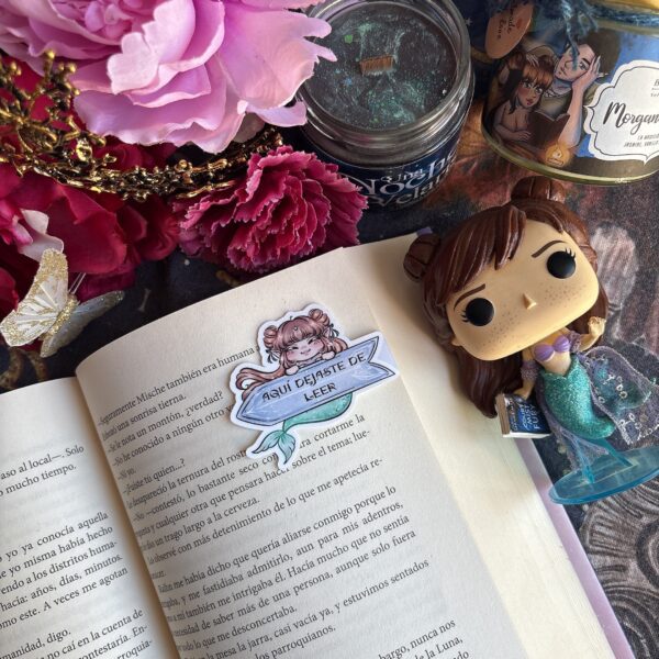 Morgana ''Aquí te quedaste dormida''- Magnetic bookmark. - Imagen 3