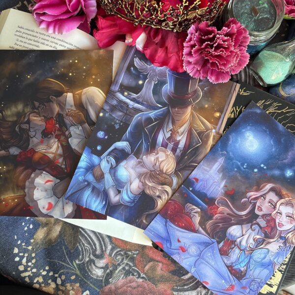 World of Caraval A5 pearlescent prints.