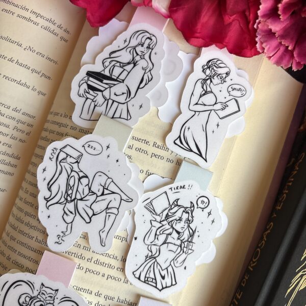 Have you ever tried this one? - Glitter magnetic bookmarks. - Imagen 2
