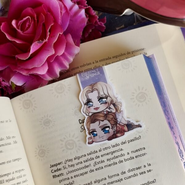 Flawless,Heartless,& Powerless ,Chestnut Springs - versión cutie, magnetic bookmarks. - Imagen 5