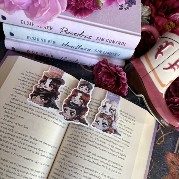 Flawless,Heartless,& Powerless ,Chestnut Springs - versión cutie, magnetic bookmarks. - Imagen 4