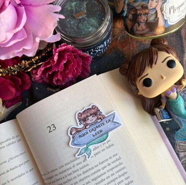 Morgana ''Aquí te quedaste dormida''- Magnetic bookmark. - Imagen 4