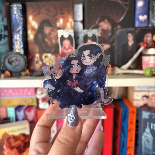 Bookish standees - Saeris, Fisher & Onyx.