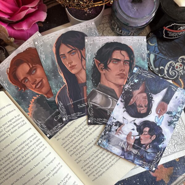 Quicksilver A6 postcards. Set: Saeris, Fisher, Carrion & The lovers. - Imagen 3