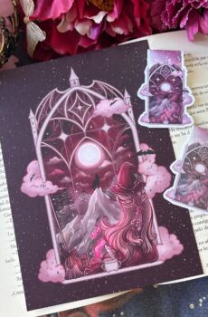 ''In my Witchy Era'' Magnetic bookmark+ A5 print set.