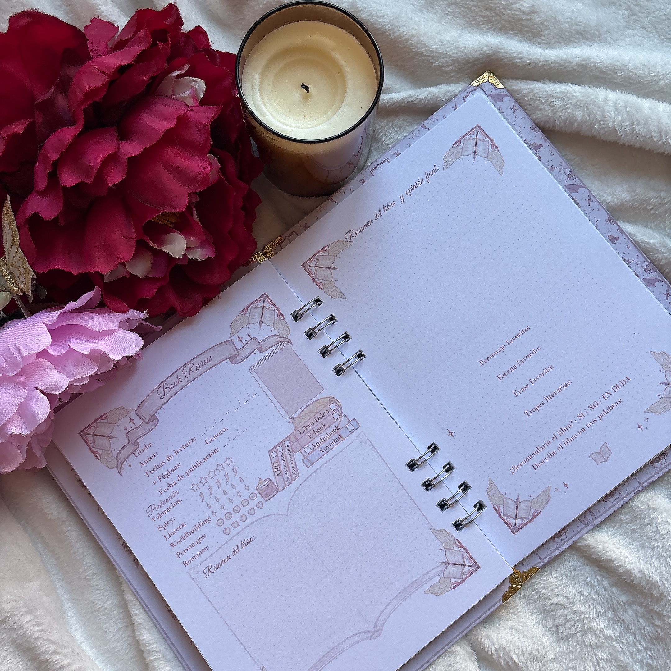 PREORDER: Reading journal, La Lectora - Modelo tapa dura. - Imagen 8