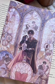 Assistant to the Villain stained glass A5 print.