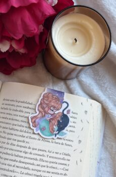 Morgana sirena & Morgana gatita special club - magnetic bookmark.
