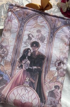 PREORDER ''Assistant to the Villain stained glass.'' booksleeve.