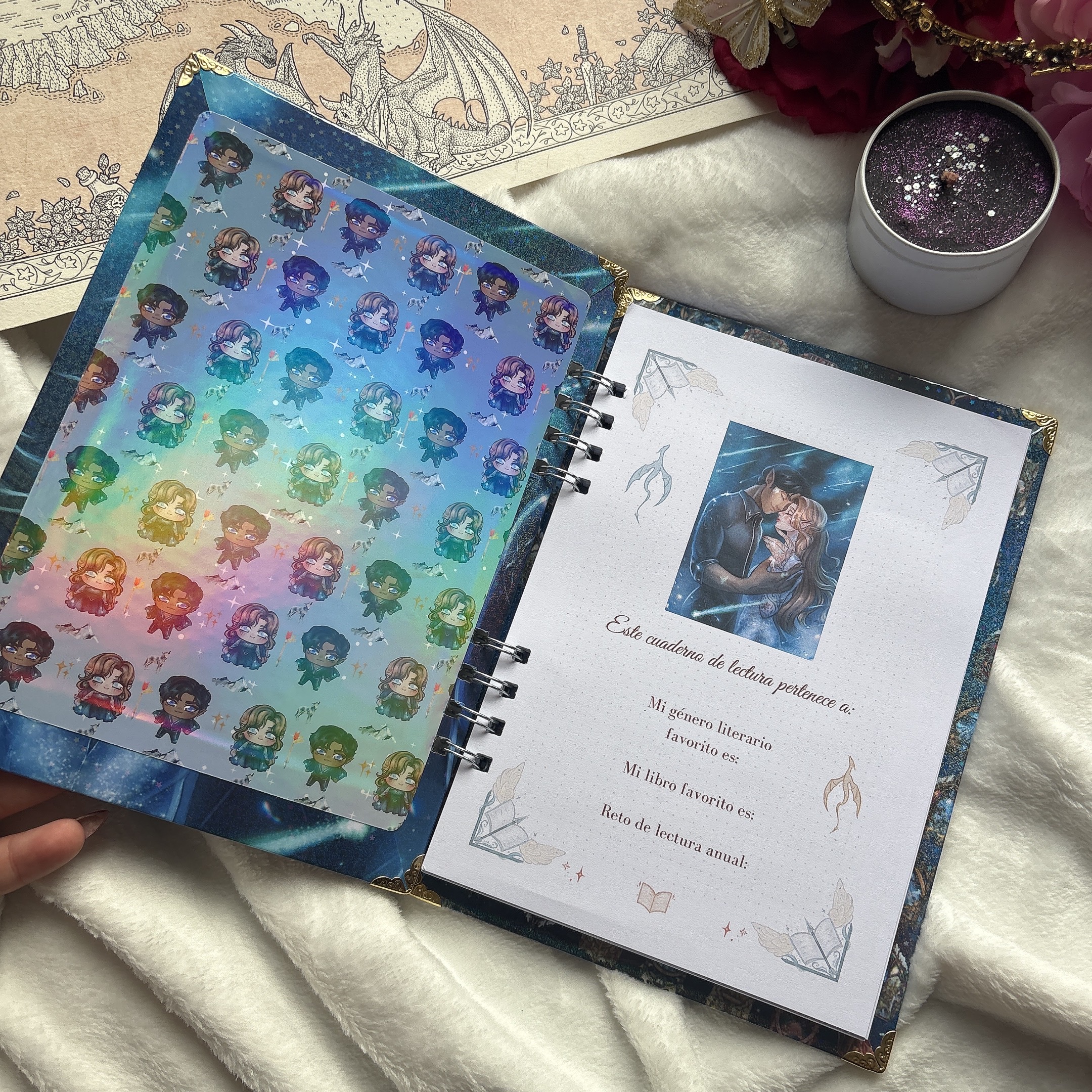 PREORDER: Reading journal, ''To the stars who listen.''- Modelo tapa dura. - Imagen 4