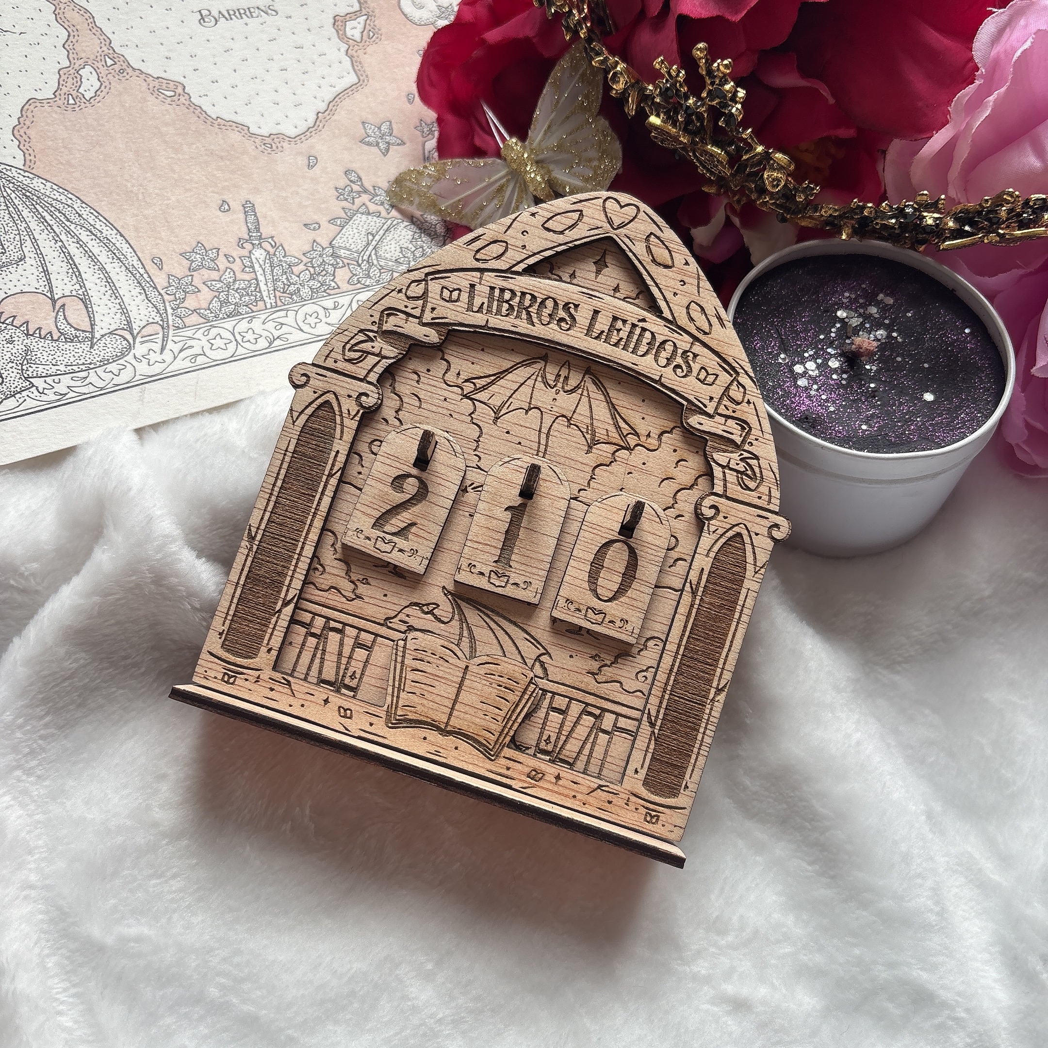 PREORDER : ''Mis libros leídos.'' - Wooden standee. - Imagen 2