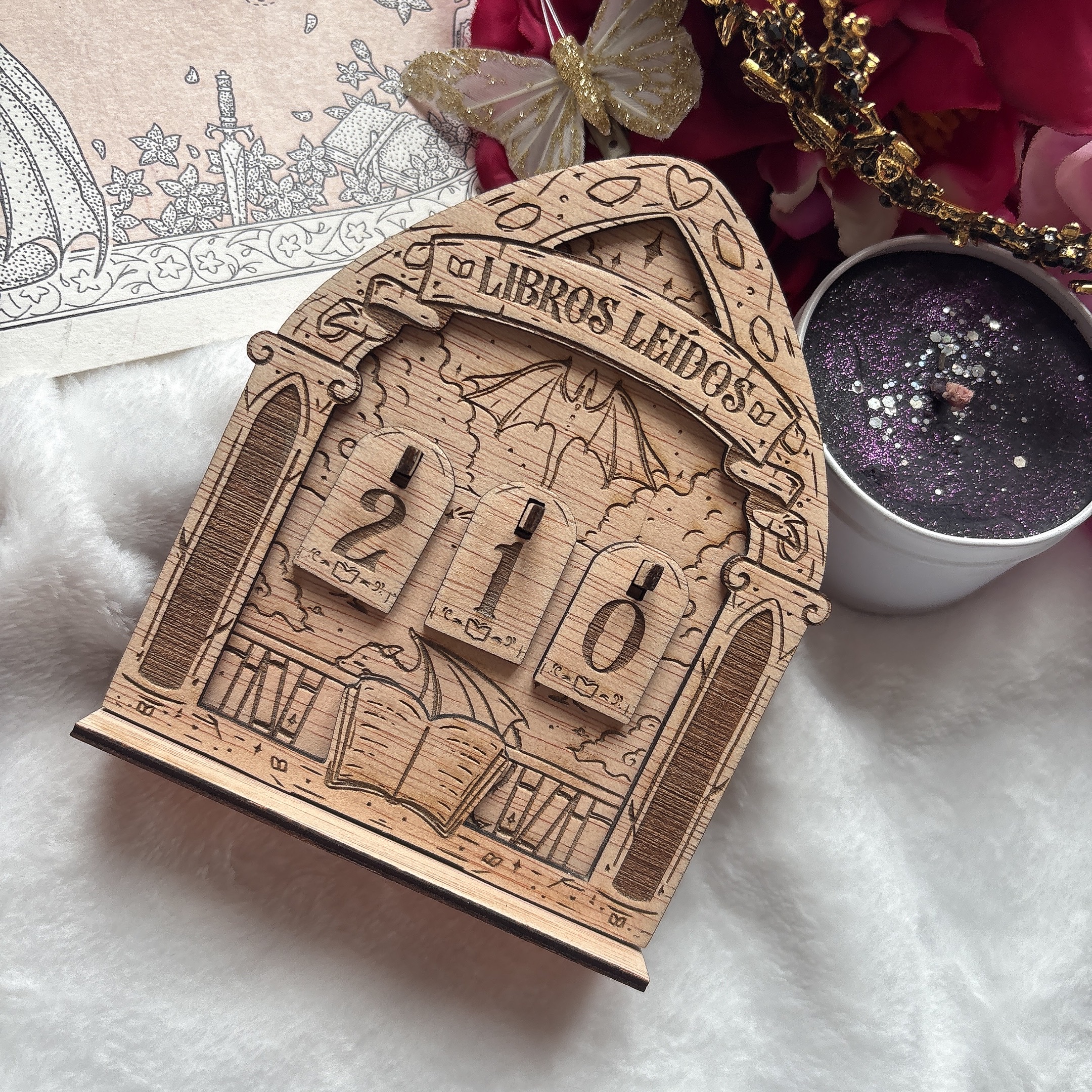 PREORDER : ''Mis libros leídos.'' - Wooden standee.