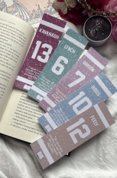 Boys of Tommen holographic bookmarks.