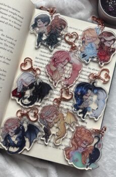 Bookish keychains- Special club collection.