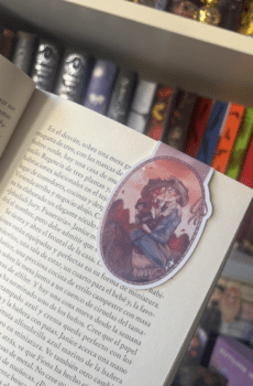 ''Espíritu salvaje'' - Magnetic bookmark.