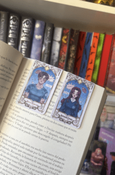 Binding 13 Bookish magnetic bookmarks- Tarot cards glitter finish.