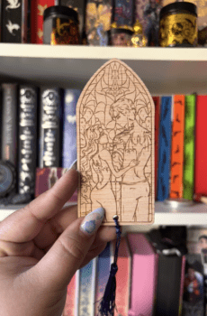 Bookish wooden bookmark- Butcher and Blackbird and Fourth wing couples.