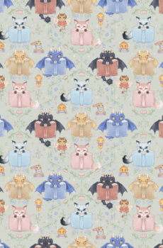PREORDER: ''Pattern bookish magical creatures.''