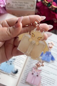 Bookish keychains- Bookish magical creatures and more.