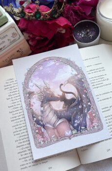 ''Sant Jordi'' A5 print acabado acuarela Abraxos and Morgana.