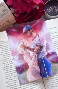 ''In her own league'' A5 print acabado perlado.