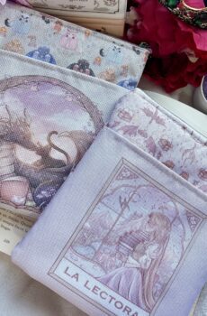  ''Pattern Alas de sangre.'' y ''La lectora '' funda de ebook premium con bolsillo.