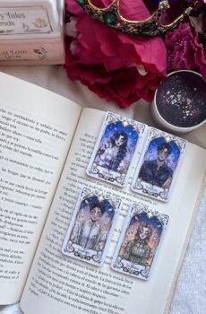 Bookish magnetic bookmarks- Tarot cards glitter finish 2.0.