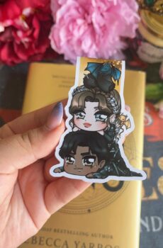 Violet and Xaden - Fourth wing cutie magnetic bookmark.