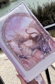 PREVENTA, ''Bookish magical creatures'' funda de solapa.
