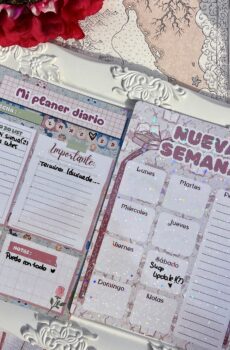 Weekly planner - Planificador semanal imantado.