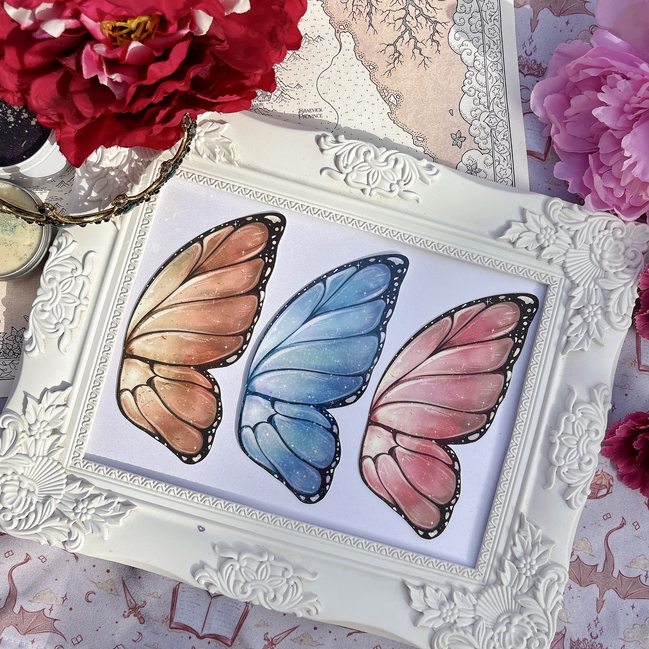 Wings of butterflies - ''Mariposario'' bookmarks and stickers collection. - Imagen 6