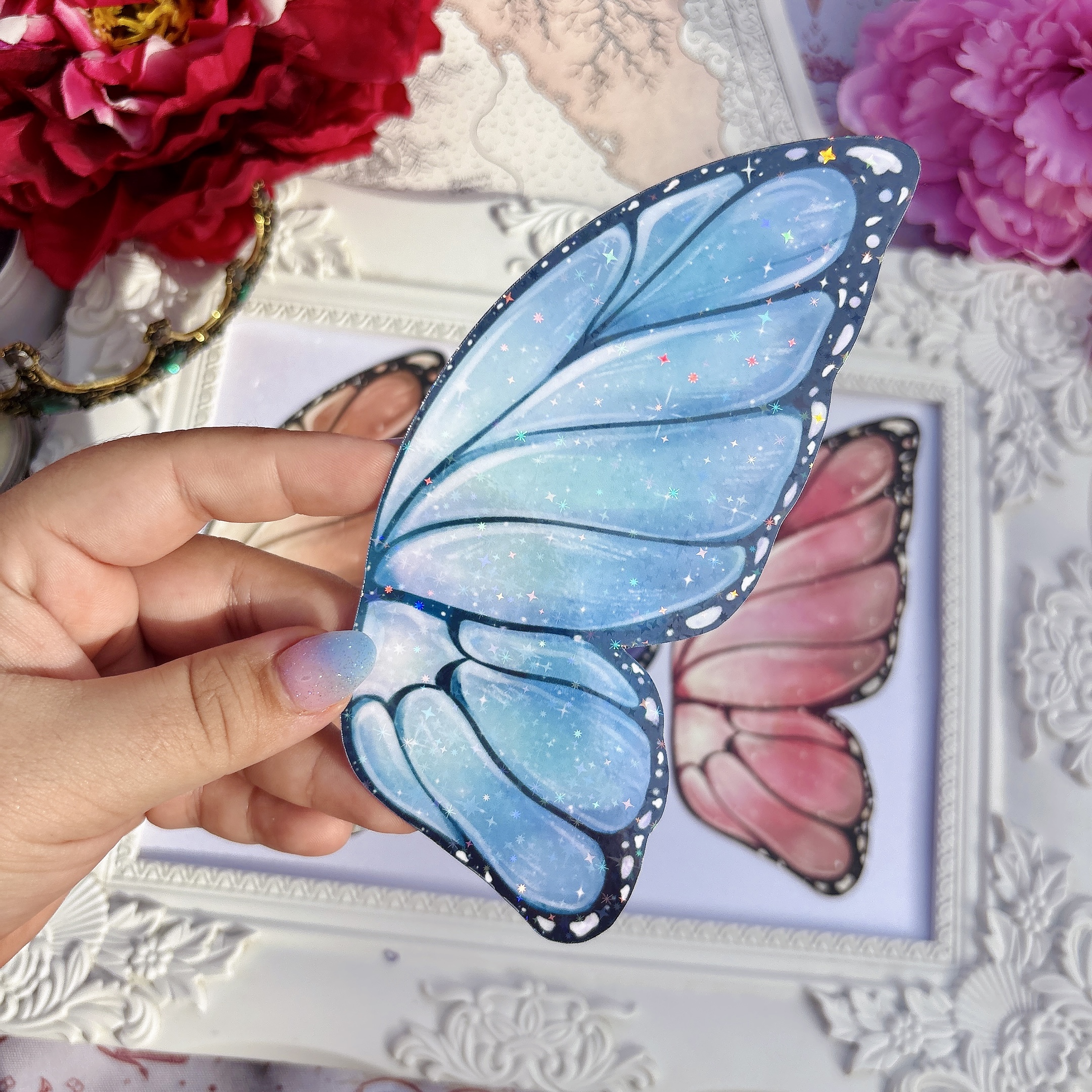 Wings of butterflies - ''Mariposario'' bookmarks and stickers collection. - Imagen 3