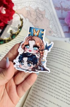 Acker y Brynn - Metal Slinger cutie magnetic bookmark.