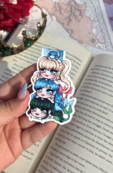 Luchia, Hanon and Rina - Mermaid Melody cutie, magnetic bookmark.